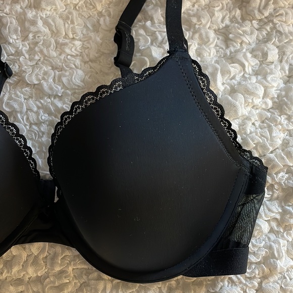 Aerie Black with Mini Lace Trim Bra - Picture 2 of 11